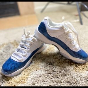 Air Jordan 11 Retro Low LE GS 
“Blue Snakeskin”